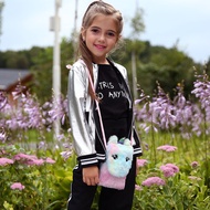 Unicon Mini Fur Sling Bag TU019 Fluffy Plush for girls mobile phone