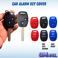 SILICONE KEY CASE Cover Honda City Civic CRV Jazz 2 Buttons Alarm Remote Control Sarung Silikon Kunci Kereta honda