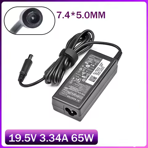 19.5V 3.34A 65W 7.4*5.0mm AC Laptop Charger Adapter For Dell Latitude E5250 E5440 E5450 E5540 E5550 