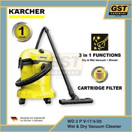 Karcher Vacuum Cleaner WD3 Vacum Cleaner Vaccum Cleaner Vacum Rumah Vacum Kereta Dry Vacuum Vakum Cl