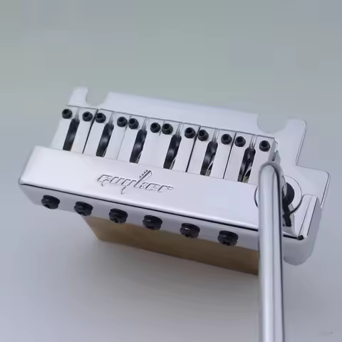 Guyker 2 Point Guitar Tremolo Bridge Non-locking String Spacing 10.8MM Double Shake Guitar Bridge Wi