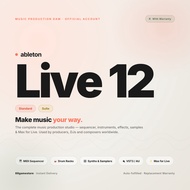 Ableton Live 12 Standard / Suite - Music Production DAW | MIDI Sequencer · Synths · Max for Live | W