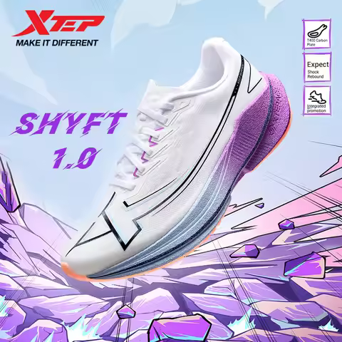 Xtep Shyft 1.0 Professional Running Shoes For Men 2025 Summer Marathon Shock Absorbing Carbon Plate 
