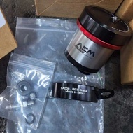 AEM Titanium Brake Fluid Reservoir RCS19 Brake Integrated Brake Reservoir Tank Set With Bracket Read