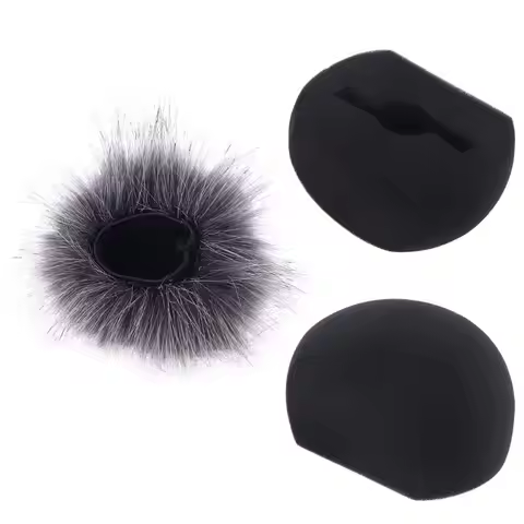 Foam Mic Wind Cover Furry Windscreen Muff for ZOOM H5 H6 Recorder Microphone