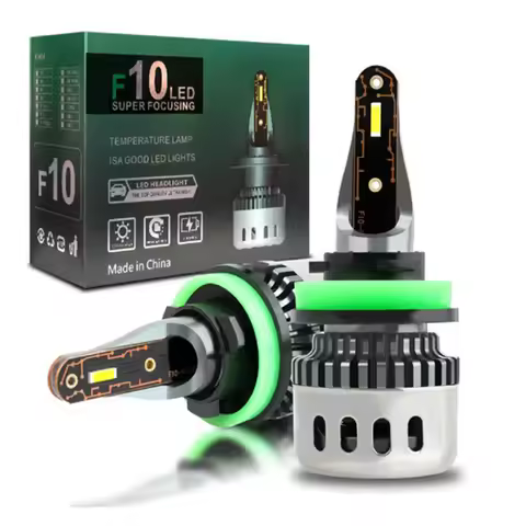 2PCS F10 H7 Led Headlight 6000K H1 H8 H11 H4 Led Bulb Fog Light 9012 Hir2 9005 HB3 9006 HB4 Auto Lam