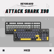 Attack Shark X98 / X98 Pro Hot-Swap Custom RGB Gasket Structure with Knob / Screen Tri-Mode Full Bui