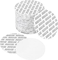 PATIKIL 51 mm / 2.01 inch foam lid seal, 80 pieces, adhesive round PS pressure-sensitive seals, lid 