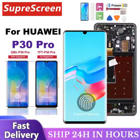 P30 Pro LCD for Huawei P30 Pro VOG-L29 VOG-L09 Lcd Display Touch Screen Digitizer Assembly For HUAWE