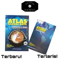 Atlas Global Raya Indonesia dan Dunia / Atlas Lengkap / Peta Dunia /