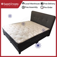 Dreams Fresco 10” Ice Cooling Fabric Pocketed Spring Mattress + Divan Bed Package - Single / Super Single / Queen / King