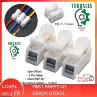 CH-3 CH3 CH-2 CH2 Quick Connect Wire Connector Sping Terminal Clamp 3 Wire