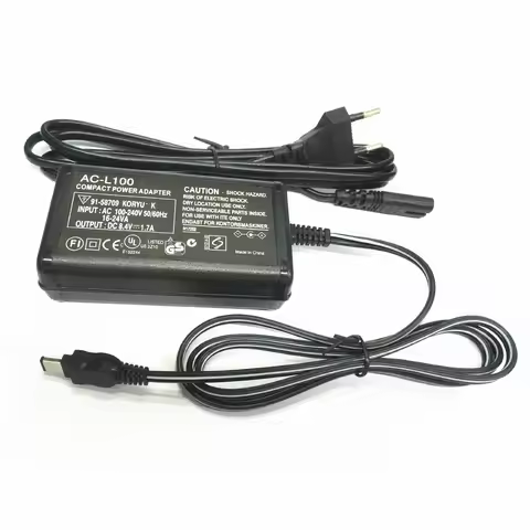 Charger for Sony AC-L100 AC-L15 AC-L10 AC-15A AC-L10A, MVC-FD DSC-S30 F707 F717 F828 DCR-TRV DCR-DVD