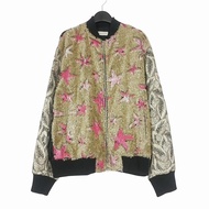Dries Van Noten Jacket Blouson gold lame Embroidery Direct from Japan Secondhand