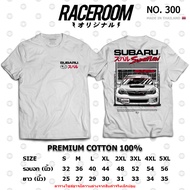 RACEROOM White T-Shirt No Biased Cotton100 Subaru WRX (Subie)-300