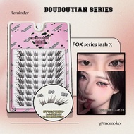 (2 min)Doudoutian Chinese fox series Suldaji false eyelashes slanting off thick natural 中式狐系苏妲己假睫毛斜飞