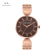 100% Original Armani Exchange Women's Anag Watch (AX5384)-Quartz,Rose Gold Case,Round Dial,9 MM Rose
