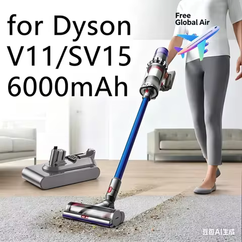 V11 Battery 6000mAh 25.2V Li-ion Battery for Dyson V11 SV15 SV16 SV17 SV18 SV22 Animal Fluffy Vacuum