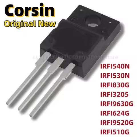 1pcs IRFI540N IRFI530N IRFI830G IRFI3205 IRFI9630G IRFI624G IRFI9520G IRFI510G TO-220F MOS FET TO220