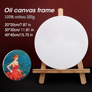 ➳Creative Painting Canvas White Drawing Board Round,Heart,Hexagon,Suitable For Gouache,Acrylic P ☽A