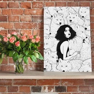 30x40 or 40x60 borderless canvas painting