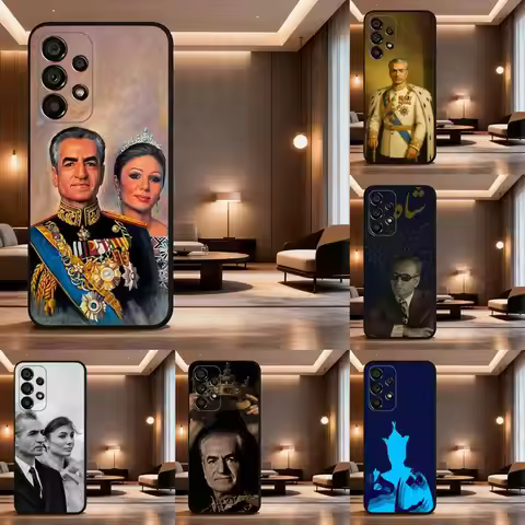 Mohammad Reza Pahlavi Iran Phone Case For Samsung Galaxy A73,31,32,72,41,53,52,71,22,5G,Note,J7,8,9 