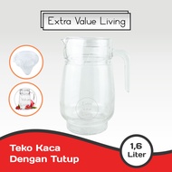Teko Kaca / Teko Air Panas dan Dingin Ceret Air Pitcher Lemon Tea Beling Water Jug