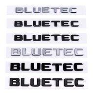 BLUETEC Logo Car Body Trunk Emblem Sticker Auto Rear Badge Decal for Mercedes Benz W210 W211 W212 W124 G500 C200 E320 CLA CLK CLS ML
