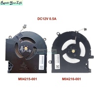 CPU GPU Cooling Fan for HP OMEN 15-EK 15-EN TPN-Q236 Cooler Radiator M04215 M04216-001 ND8CC02-19j22