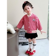 Jacket for girls spring and autumn, new fashion children's jacket for girls, stylish fall coat, zip 