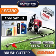 [100% Original] Ogawa Brush Cutter LPS380 | 35.8cc | 4-Stroke | 6500Rpm - Mesin Rumput 4 Stroke