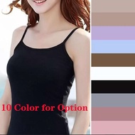 10Color Women Stripe Singlet Elastic Cotton Girl Fashion Tank Camisoles Ai916 & Singlet