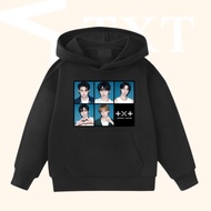 🌭 Txt Printed Cotton Hoodie Fans Support Sweatshirt Unisex Long Sleeve Casual Hooded Pullover Hoodie