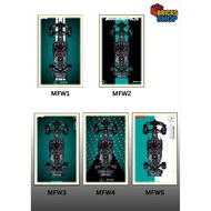 [BRICKSSHOP] Mercedes-AMG F1 W14 E Performance F1 Car 1:8 White LED Frame