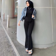 Flare Pants - Highwaist Flare Pants - Highwaist Curly Cutbray