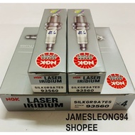 ORIGINAL SILKGR9A7ES (93560) NGK LASER IRIDIUM SPARK PLUG AUDI RS4 RS5 A7 A8 VOLKSWAGEN TOUAREG MK4 