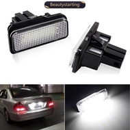 BEAUTYSTARTING 1PC Car Canbus LED License Number Plate Light Assembly Replacement For Mercedes Benz 
