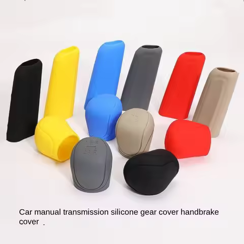Universal silicone gear set automotive manual gear set oval automatic gear set non-slip handbrake se