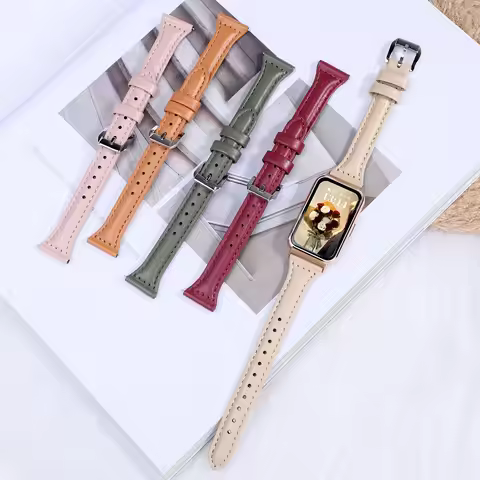 For Samsung Galaxy Fit3 Leather Strap for samsung galaxy fit 3 Watch Accessories Wristband Galaxy Fi
