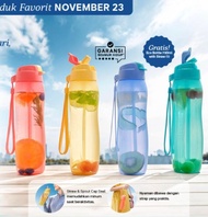 ASLI BOTOL MINUM TUPPERWARE ECO BOTTLE STRAW 750ML | NEW