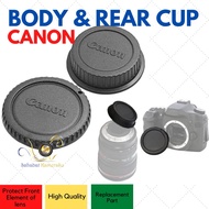 Body Cap & Rear Cap Canon EOS DSLR EF EF-S 600D 60D 7D 5D 1200D 70D 550D 1100D 100D all Canon types