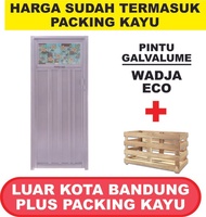 Pintu Kamar Mandi Galvalum Aluminium merk WADJA Tipe ECO - BANDUNG