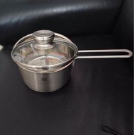 德國孖人牌不鏽鋼湯煲鍋(7x4 吋）Germany Zwilling stainless steel cooking pot