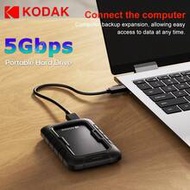 Kodak HDD 2TB Large Capacity Mobile Hard Drive 1TB Hard Disk 500GB 2.5inch USB3.0 5Gbps External HDD