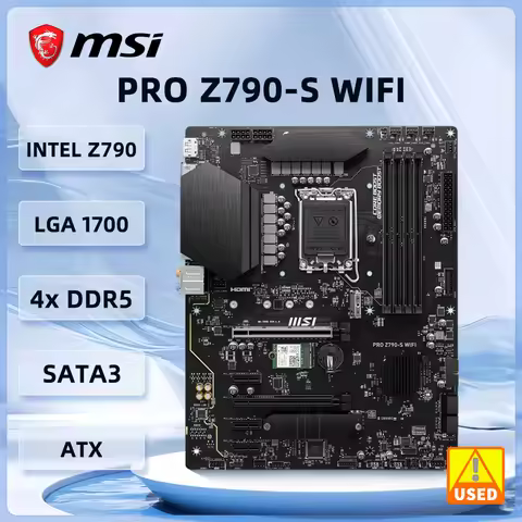 MSI Intel Z790 Motherboard PRO Z790-S WIFI Motherboard LGA 1700 DDR5 256GB support 13700KF 12900KF 1