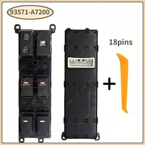 93571-A7200 93571A7200 LHD Red Light Electrical Power Window Control Switch For Kia Forte 2014 2015 