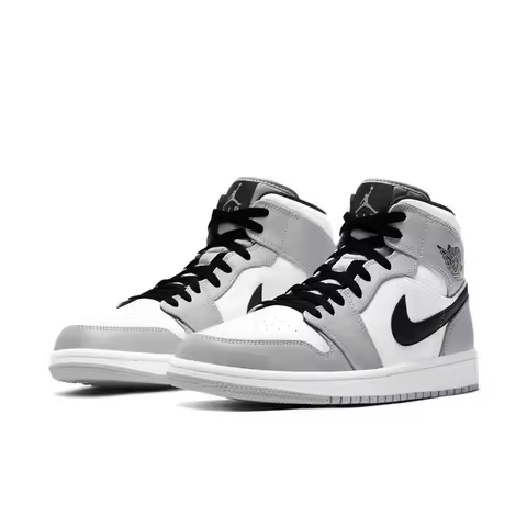 Nike Air Jordan 1 Mid Mid-Top Athletic Durable Casual Breathable Cushioned Basketball Shoes 554724-0