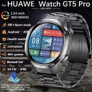 New Watch GT5 Pro 300mAh For HUAWE Sports Smart Watch Men GPS Track Compass Altimeter Waterproof HD 