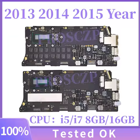 820-3536-A 820-3476-A 820-4924-A Original A1502 Motherboard For Macbook Pro Retina 13" A1502 Logic B