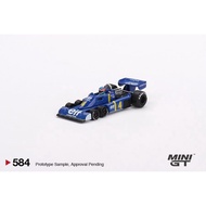 MINI GT 1/64 #584 TYRRELL P34 #4 PATRICK DEPAILLER 1976 SWEDISH GP 2ND PLACE